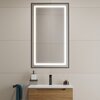 BelBagno Kraft SPC-KRAFT-1000-800-SENS-NERO Зеркало со встроенным светильником и сенсорным выключателем, цвет: чёрный
