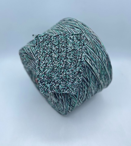 Авторская смотка (пр.Италия) 258м/100гр, Шерсть/Хлопок/Меринос/Полиамид/Вискоза/Кашемир, цвет-Альпийские луга, арт.36498