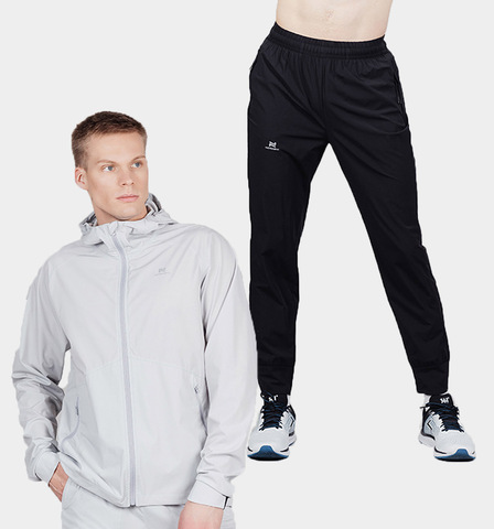 Костюм беговой Nordski Pro Energy Light Grey/Black мужской