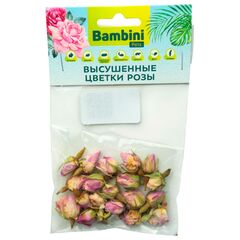 Bambini лакомство высушенные цветы розы для грызунов и кроликов, 10 г