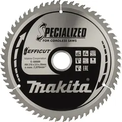 Пильный диск для дерева EFFICUT, 216x30x1.5x60T Makita E-08888