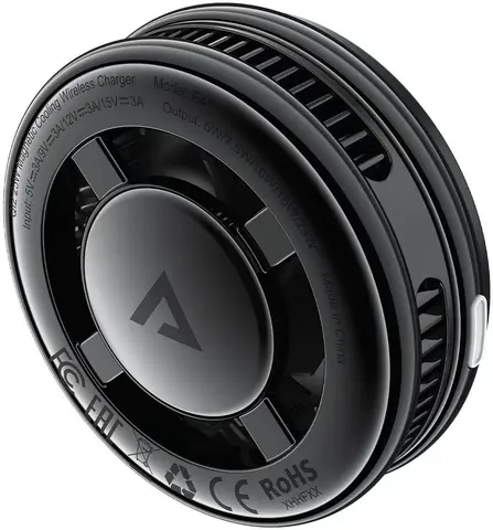Беспроводная зарядка ACEFAST E47 Fast Qi2 25W Magnetic Wireless Charger с рассеив тепла, черный