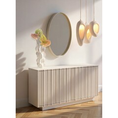 Зеркало Curve Greige Ø100cm