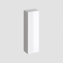 Пенал для ванной 35x25x110 белый глянцевый