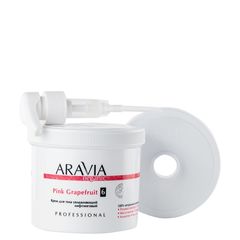 Крем для тела увлажняющий лифтинговый Pink Grapefruit, 550 мл, ARAVIA Organic