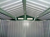 Металлический сарай GreenStorage Арчер B 203х181 зеленый