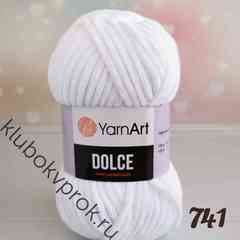 YARNART DOLCE 741, Белый