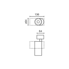 Проектор Fost SURFACE Ш64 14W черный 25° 4000K CRI97
