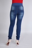 Джинсы для беременных (SLIM) 08589 синий