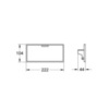 GROHE Grohtherm Cube 18700000 Полочка на смеситель