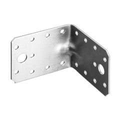 ЗУБР УКУ-2.0, 65 x 90 x 90 x 2 мм, цинк, усиленный крепежный уголок (310116-65-090) (20штук)