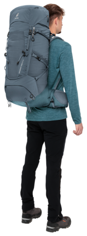 Картинка рюкзак туристический Deuter Aircontact Core 50+10 Graphite-Shale - 14