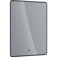 Lemark MIOBLACK LM70ZM-black Зеркало 70х80 см с интерьерной подсветкой, с подогревом фото