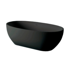 ArtCeram File 2.0 FLW001 17 Ванна из искусственного камня, 169x87, цвет: чёрный фото