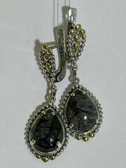Лилит (серьги из серебра)