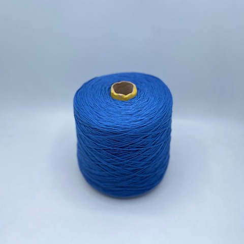 Бобинная пряжа (пр.Италия), art-USA Cotton supersoft , 325м/100гр. 100% Хлопок Pettinato(чесаный хлопок) цвет-Бриллиантово-синий, арт.29986
