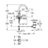 GROHE Costa S 21257001 Смеситель для раковины