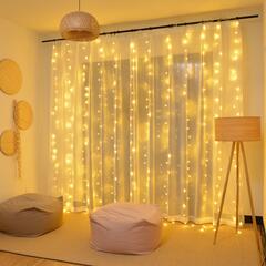 НГ Гирлянда-шторка LED PLS 1140-230V 2*6м EYLLOW