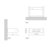 Decor Walther Universal 0850300 Держатель туалетной бумаги, цвет: хром
