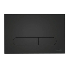 Duravit DuraSystem WD5009031000/WF5100131010 Клавиша смыва, для унитаза, шгв 230*6,5*150,5, цвет-чёрный матовый фото