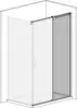 Radaway 380234-01R Espera KDJ  неподвижная стенка 650 R хром