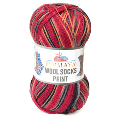 WOOL SOCKS PRINT S43-03