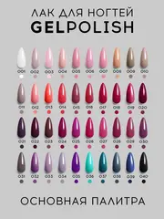 Lavellecollection Лак GEL POLISH тон 05 нежно-розовый 10 мл