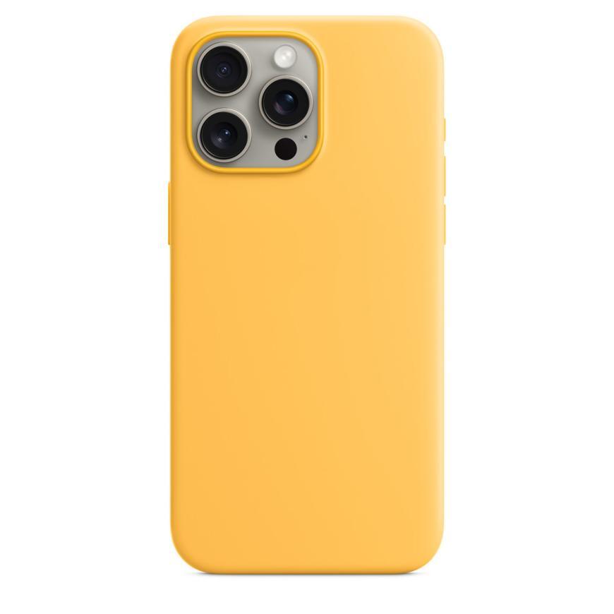 Силиконовый чехол MagSafe Silicone Case для iPhone 15 Pro