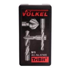 Метчик М 5,0х0,8 (Для шуруповерта, TriBit) HSS-G 6h Volkel 67405