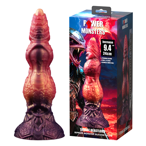 Savage Beastlord, фаллоимитатор на присоске, серии Power Monsters, 24 см