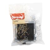 Переключатель одноклавишный с подсветкой/индикацией - Legrand SUNO - 10АХ 250В безвинтовые зажимы - Антрацит — фото 2