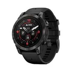 Умные часы Garmin Epix Pro (Gen 2), 47mm, Sapphire Edition Carbon Gray DLC Titanium with Black Band (010-02803-11)