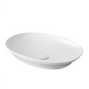 TOTO NEOREST L4706E#XW Раковина 600x420x117(90) мм, полувстраиваемая, без отв. под смеситель, без перелива, CeFiONtect, LinearCeram цвет: белый