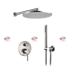 Душевой комплект Warmer Brushed Chrome Line 400101-10D