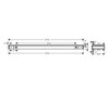 Hansgrohe Rainfinity 26844140 Полка для ванной комнаты 500 мм (бронза шлифованная)