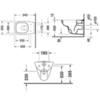 Duravit D-Code 25350900002 Чаша унитаза подвесного
