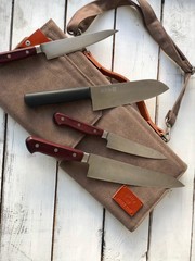 Фото Сумка (скрутка) для 4 кухонных ножей Knife to meet you BAG-QUATTRO