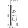 Hansgrohe Talis S 72407000 Смеситель встраиваемый на 2 потребителя