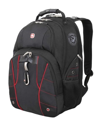 Рюкзак городской Wenger ScanSmart IV черный/красный 29 л