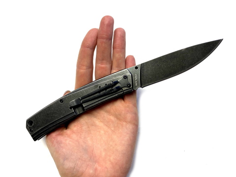 Нож Капитан, сталь AUS-8, рукоять сталь, 333-580006