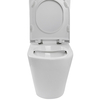 BelBagno Sfera-R BB2141CPR/BB902SC Унитаз-компакт безободковый, цвет: белый