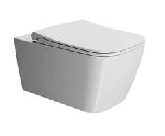 GSI Nubes 9615FR209 Унитаз подвесной 550?350 мм, Swirlflush, с креплением, цвет белый матовый фото