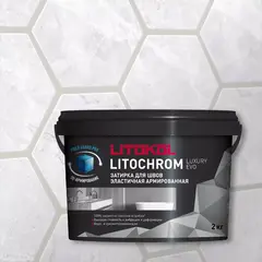 Затирка швов цементная Litokol Litochrom 1-6 Luxury Evo LLE.210 карамель, ведро 2 кг
