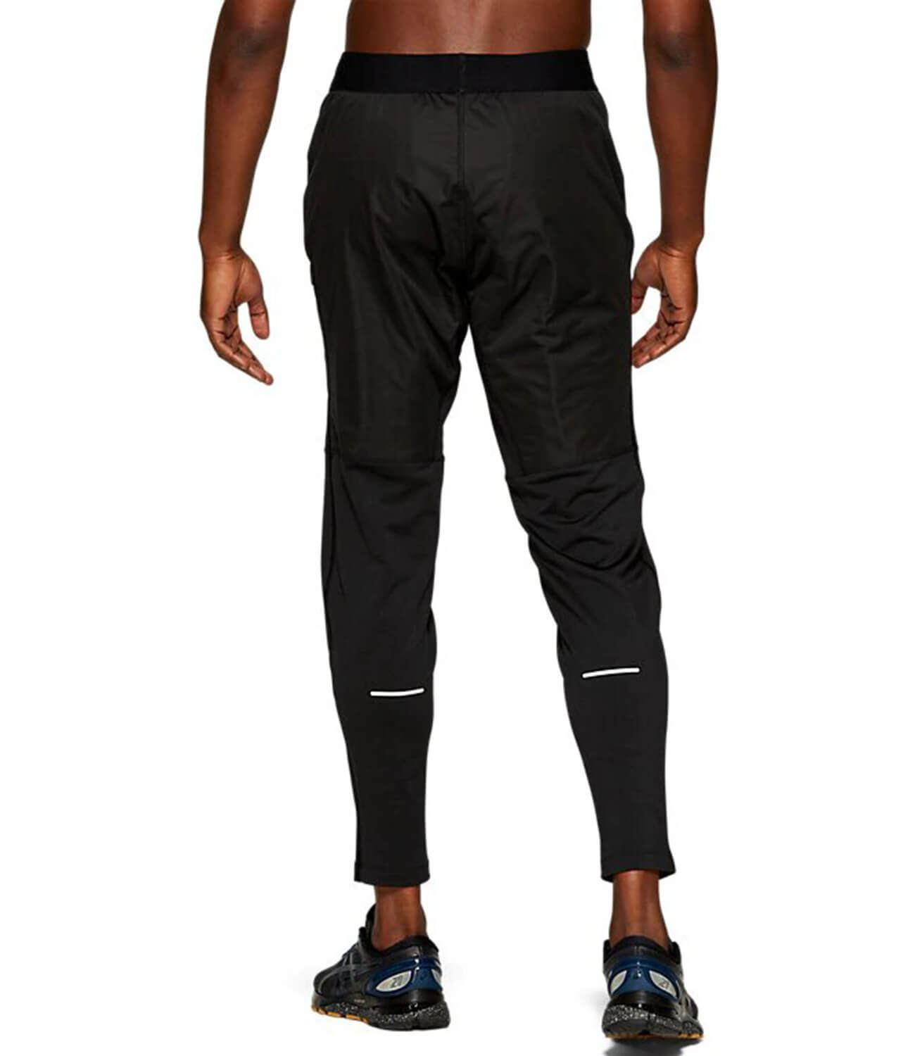 Asics Accelerate Pant укороченные беговые штаны мужские черные - 4