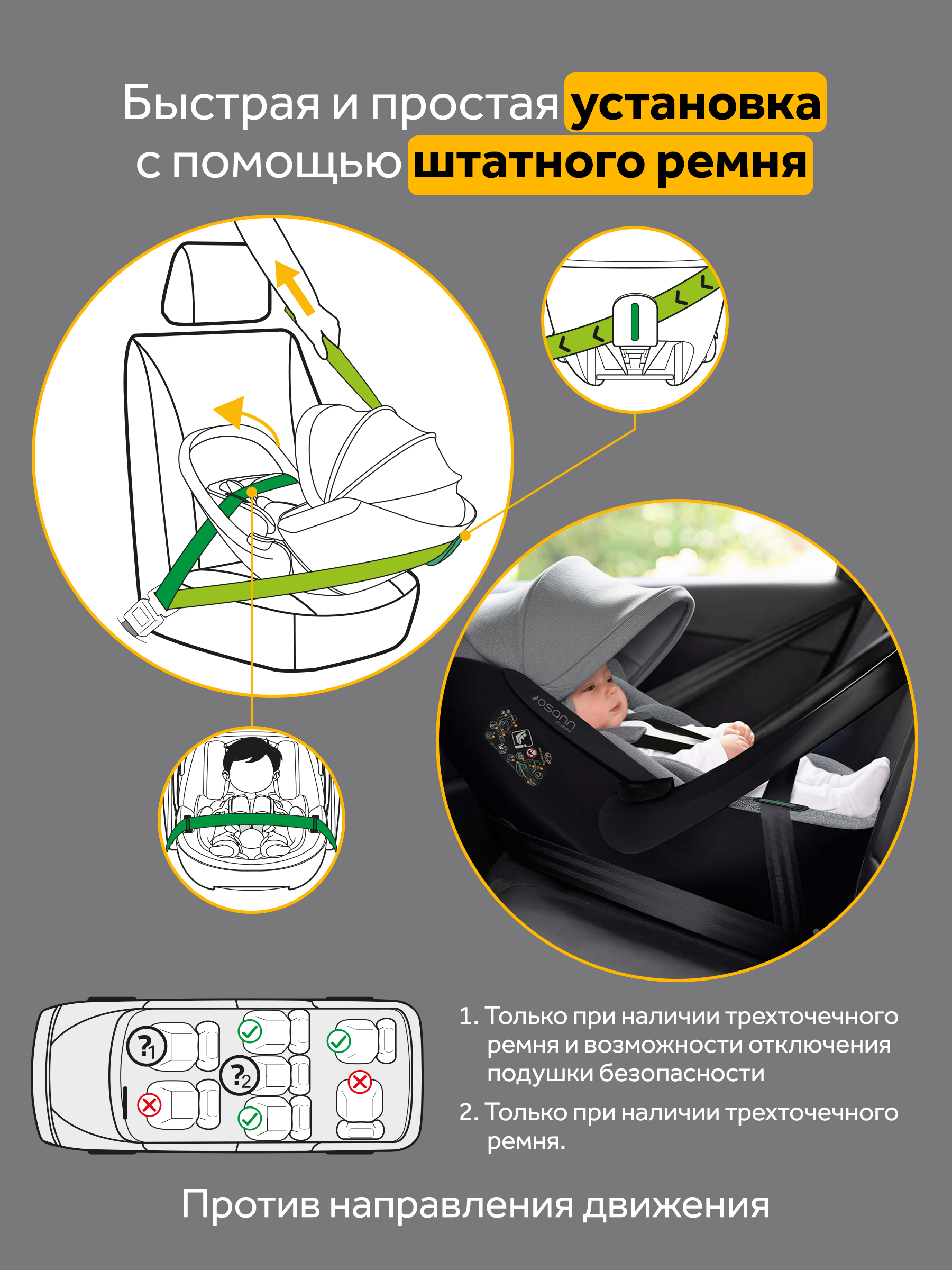 Детское автокресло Osann Cuddle, Iron