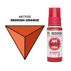 AK Interactive Reddish Orange Quick Gen - контрастная акриловая краска, 18 мл