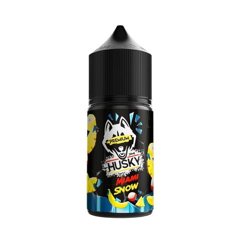 Жидкость HUSKY PREMIUM Salt (20MG STRONG) 30 ml - Miami Show (Ананас, Личи, Банан, Лёд)