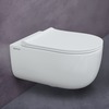 Berges Ego 082118 Унитаз подвестной XL 54 см, сиденье дюропласт Toma Slim SO, микролифт, быстросьем