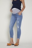 Джинсы для беременных (SKINNY) 09389 голубой