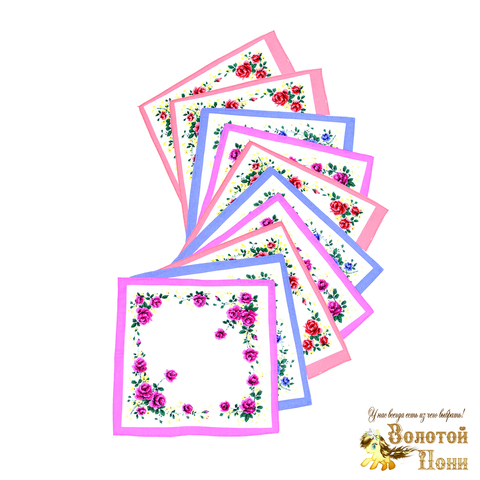 Платок носовой женский (28х28) 191203-PL1056
